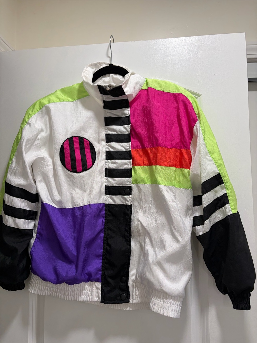 Vintage 80s/90s Lavon Colorblock Windsuit Tracksuit Set - S/XS - Picture 3 of 15